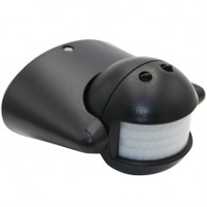 Ανιχνευτής Κίνησης 8A 230V 180° Μαύρος IP44 10-321